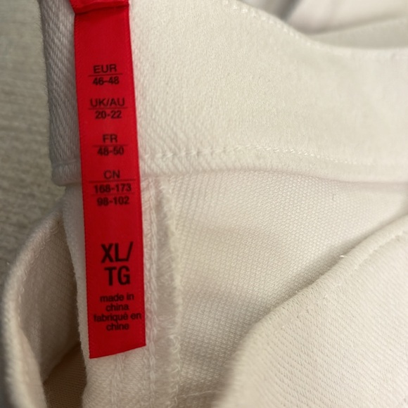 Spanx Cropped Deni Leggings Soft Denim White - Picture 12 of 14